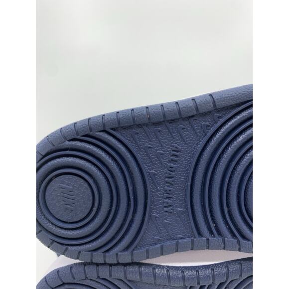 Nike Court Borough Low 2 White/Pink Glaze - Midnight Navy Toddler 6C - Picture 12 of 15